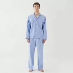 Tekla Poplin Pyjamas Pants Blue Pin Stripes 20 Tekla Poplin Pyjamas Pants Blue Pin Stripes -Plädar & prydnadskuddar affär 10712818r 9