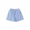 Tekla Poplin Pyjamas Shorts Blue Pin Stripes -Plädar & prydnadskuddar affär 10712827r 1