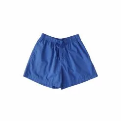 Tekla Poplin Pyjamas Shorts Royal Blue