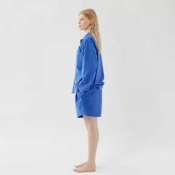 Tekla Poplin Pyjamas Shorts Royal Blue 22 Tekla Poplin Pyjamas Shorts Royal Blue -Plädar & prydnadskuddar affär 10712832r 10
