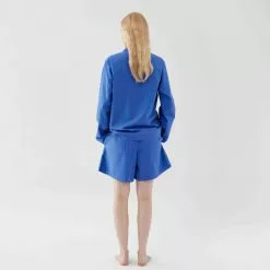 Tekla Poplin Pyjamas Shorts Royal Blue 23 Tekla Poplin Pyjamas Shorts Royal Blue -Plädar & prydnadskuddar affär 10712832r 11