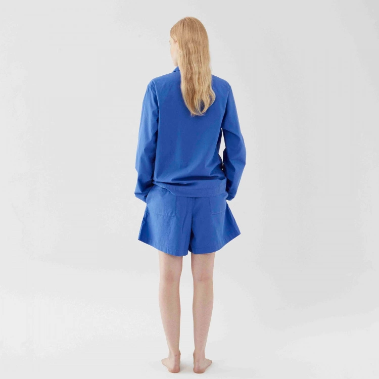 Tekla Poplin Pyjamas Shorts Royal Blue 13 Tekla Poplin Pyjamas Shorts Royal Blue - Bild 11