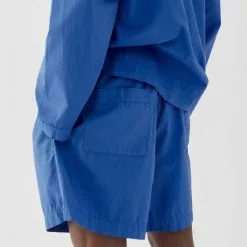 Tekla Poplin Pyjamas Shorts Royal Blue 15 Tekla Poplin Pyjamas Shorts Royal Blue -Plädar & prydnadskuddar affär 10712832r 3