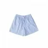 Tekla Poplin Pyjamas Shorts Shirt Blue -Plädar & prydnadskuddar affär 10712841r 1