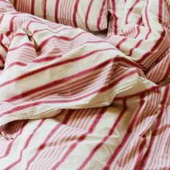 Tekla Percale Pillow Case Pink Mattress Stripes -Plädar & prydnadskuddar affär 10712917 3