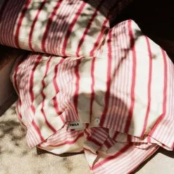 Tekla Percale Pillow Case Pink Mattress Stripes -Plädar & prydnadskuddar affär 10712917 4