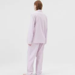 Tekla Flannel Pyjamas Pants Lilac -Plädar & prydnadskuddar affär 10715421r 3