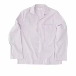 Tekla Flannel Pyjamas Shirt Lilac