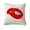 Jonathan Adler Lips Bitten Pillow -Plädar & prydnadskuddar affär 10716798 1
