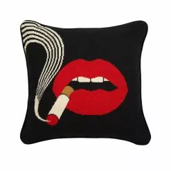 Jonathan Adler Lips Smolder Pillow