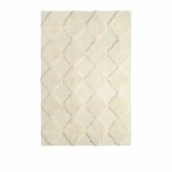 Dusty Deco DD Chess Rug Off White