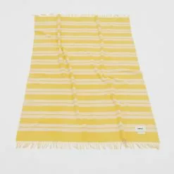 Tekla Le Corbusier Blanket - Blanc/Le Jaune Vif 16 Tekla Le Corbusier Blanket - Blanc/Le Jaune Vif -Plädar & prydnadskuddar affär 10722068 7