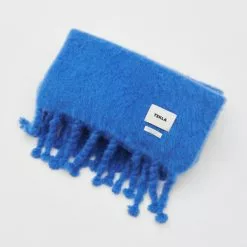 Tekla Le Corbusier Blanket - Blue Outremer -Plädar & prydnadskuddar affär 10722070 7