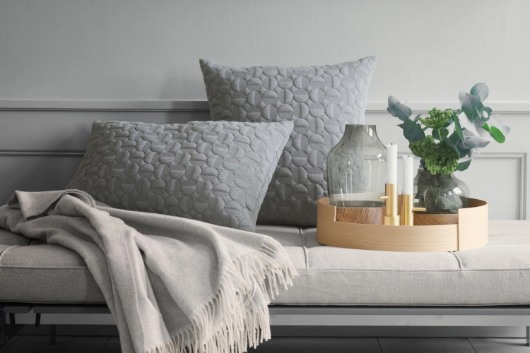 Fritz Hansen Cushion Vertigo Light Grey 40x60 4 Fritz Hansen Cushion Vertigo Light Grey 40x60 - Bild 2